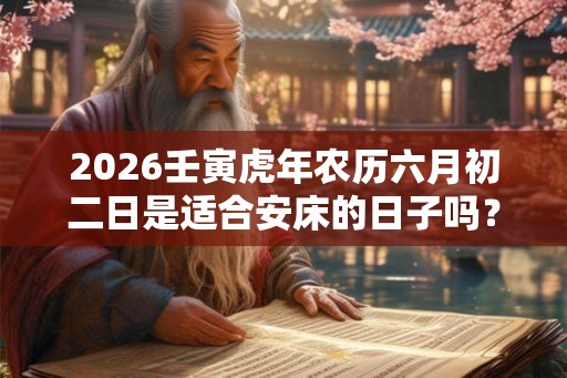 2026壬寅虎年农历六月初二日是适合安床的日子吗？