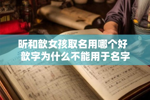 昕和歆女孩取名用哪个好  歆字为什么不能用于名字