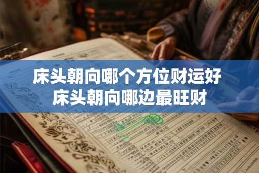 床头朝向哪个方位财运好 床头朝向哪边最旺财