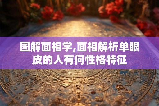 图解面相学,面相解析单眼皮的人有何性格特征