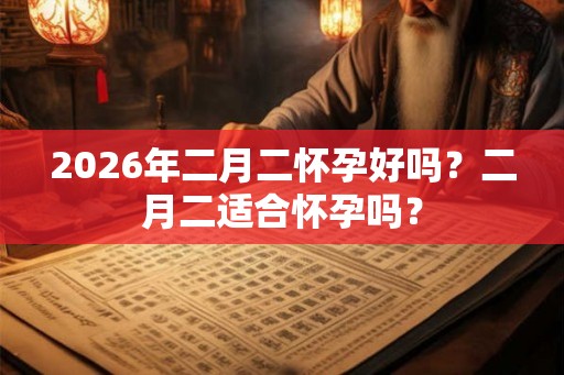 2026年二月二怀孕好吗？二月二适合怀孕吗？