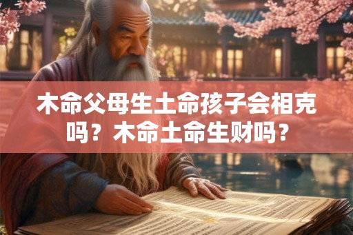 木命父母生土命孩子会相克吗？木命土命生财吗？