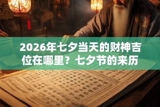 2026年七夕当天的财神吉位在哪里？七夕节的来历