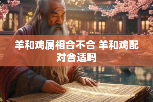 羊和鸡属相合不合 羊和鸡配对合适吗
