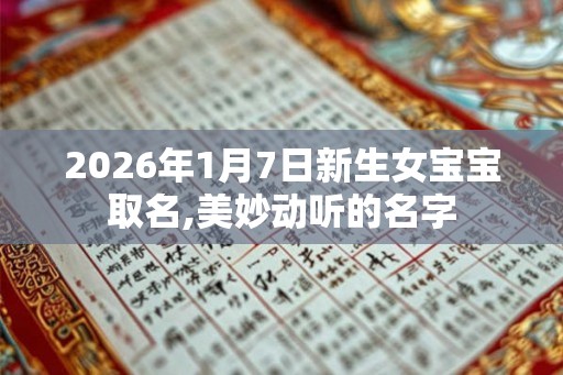2026年1月7日新生女宝宝取名,美妙动听的名字 2026年1月7日新生女宝宝取名,美妙动听的名字