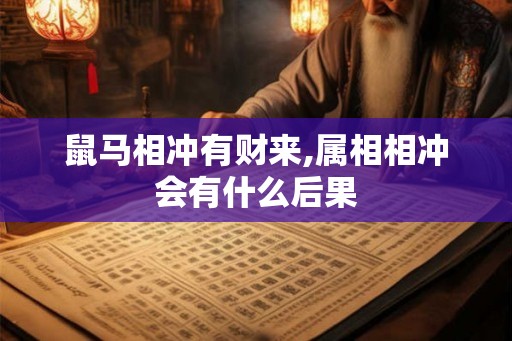 鼠马相冲有财来,属相相冲会有什么后果