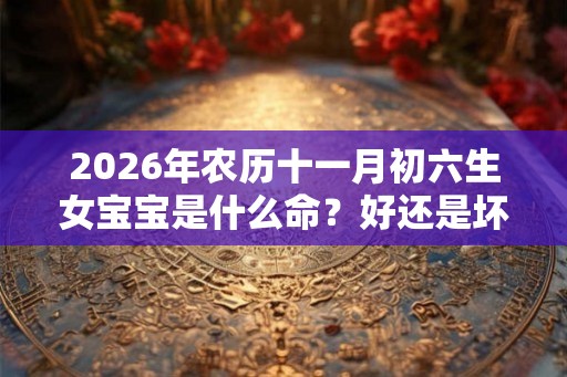 2026年农历十一月初六生女宝宝是什么命？好还是坏？