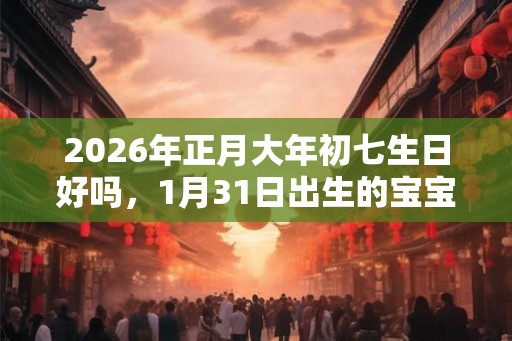 2026年正月大年初七生日好吗,1月31日出生的宝宝命运 2026年正月大年初七生日好吗,1月31日出生的宝宝命运