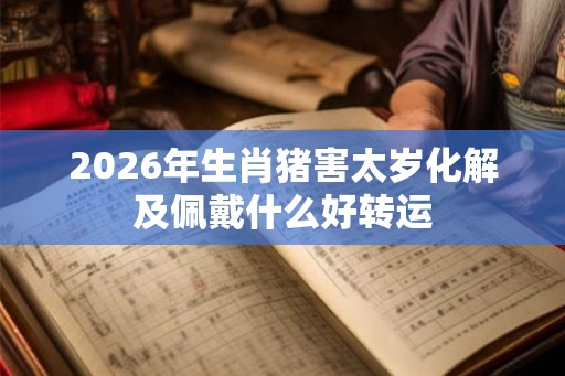 2026年生肖猪害太岁化解及佩戴什么好转运