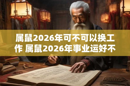 属鼠2026年可不可以换工作 属鼠2026年事业运好不好