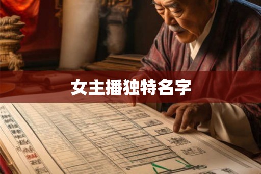 女主播独特名字