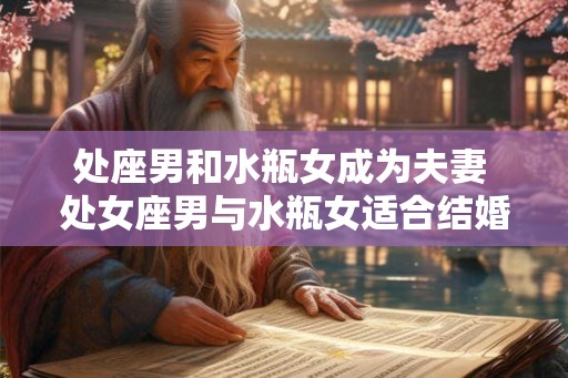 处座男和水瓶女成为夫妻 处女座男与水瓶女适合结婚吗