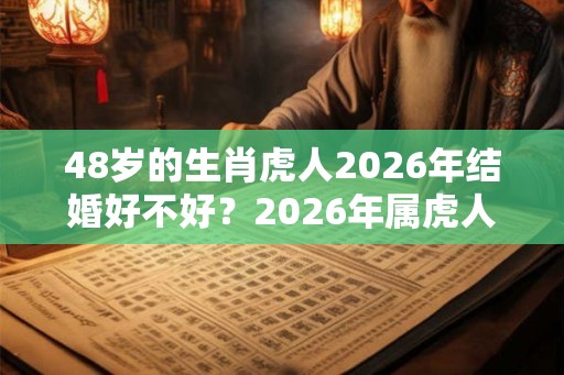 48岁的生肖虎人2026年结婚好不好？2026年属虎人桃花好吗？