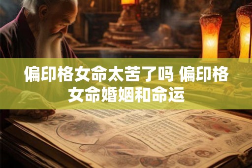 偏印格女命太苦了吗 偏印格女命婚姻和命运 偏印格女命太苦了吗 偏印格女命婚姻和命运