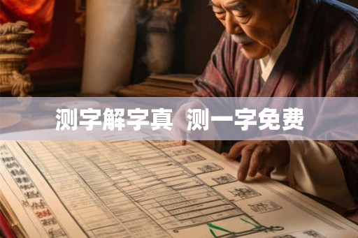测字解字真  测一字免费