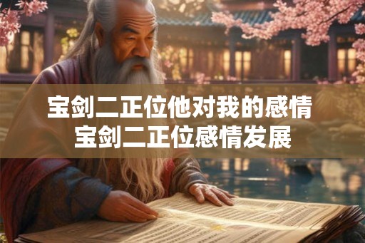 宝剑二正位他对我的感情 宝剑二正位感情发展
