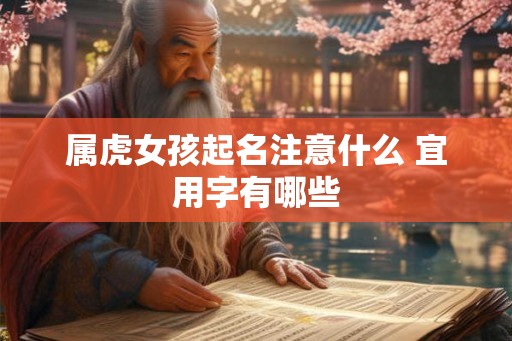 属虎女孩起名注意什么 宜用字有哪些
