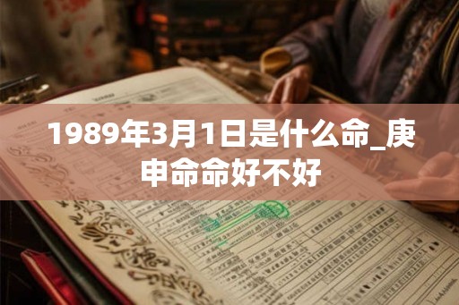 1989年3月1日是什么命_庚申命命好不好