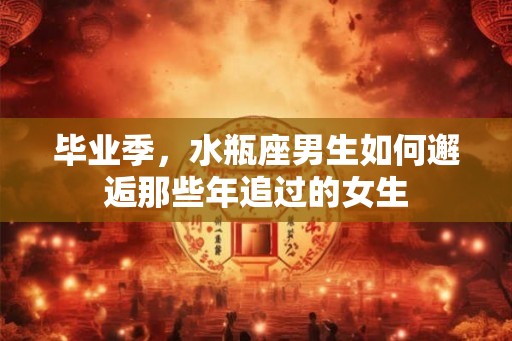 毕业季，水瓶座男生如何邂逅那些年追过的女生