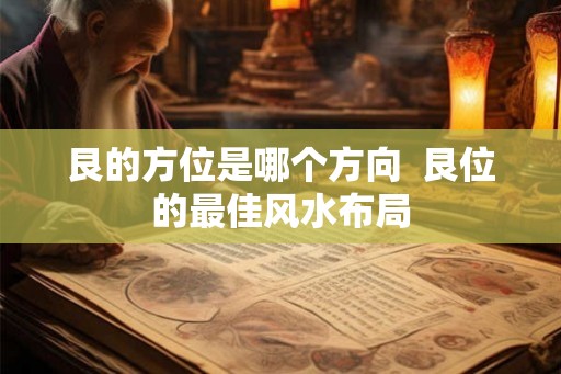 艮的方位是哪个方向  艮位的最佳风水布局