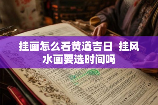 挂画怎么看黄道吉日  挂风水画要选时间吗