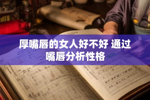 厚嘴唇的女人好不好 通过嘴唇分析性格