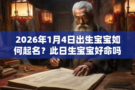 2026年1月4日出生宝宝如何起名？此日生宝宝好命吗？