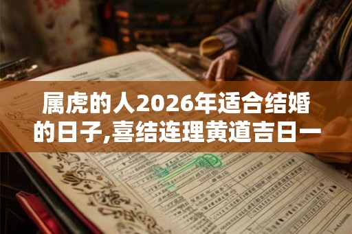 属虎的人2026年适合结婚的日子,喜结连理黄道吉日一览