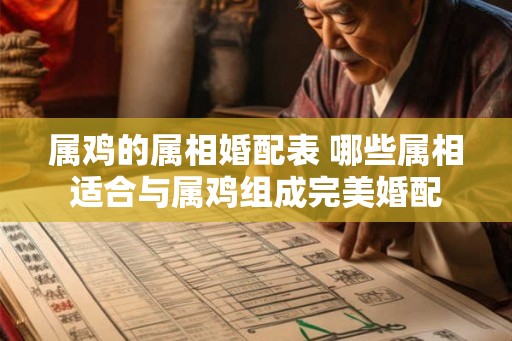 属鸡的属相婚配表 哪些属相适合与属鸡组成完美婚配