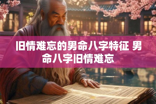 旧情难忘的男命八字特征 男命八字旧情难忘