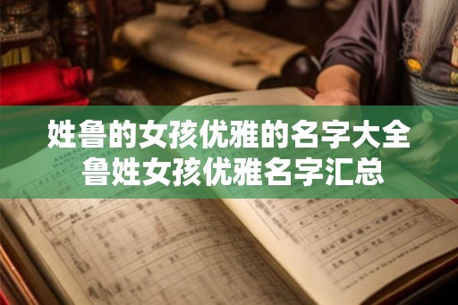 姓鲁的女孩优雅的名字大全 鲁姓女孩优雅名字汇总 姓鲁的女孩优雅的名字大全 鲁姓女孩优雅名字汇总