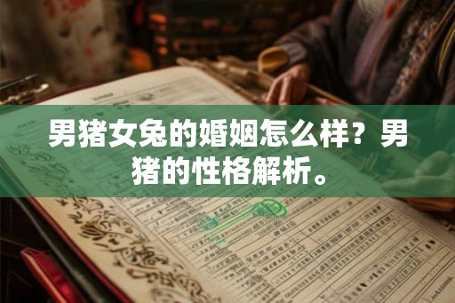 男猪女兔的婚姻怎么样？男猪的性格解析。