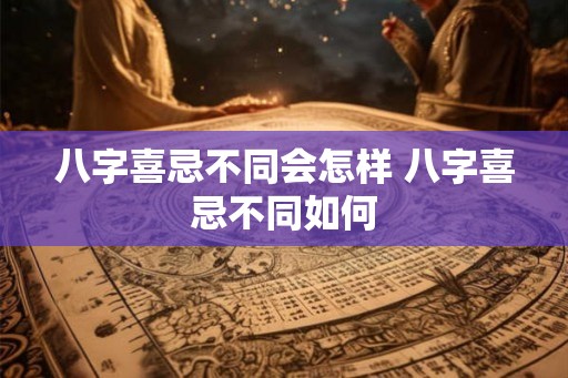 八字喜忌不同会怎样 八字喜忌不同如何 八字喜忌不同会怎样 八字喜忌不同如何