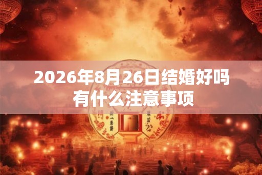 2026年8月26日结婚好吗 有什么注意事项 2026年8月26日结婚好吗 有什么注意事项