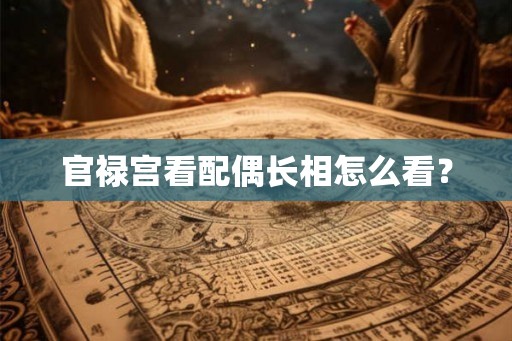 官禄宫看配偶长相怎么看？