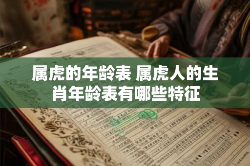 属虎的年龄表 属虎人的生肖年龄表有哪些特征