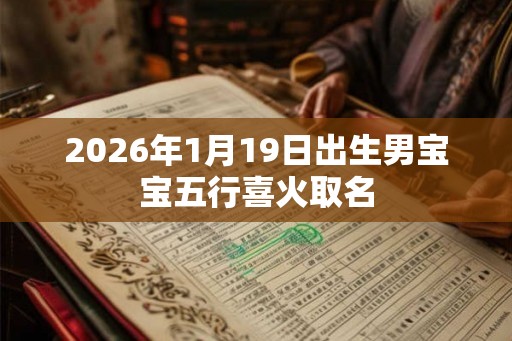 2026年1月19日出生男宝宝五行喜火取名