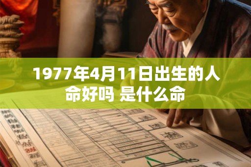 1977年4月11日出生的人命好吗 是什么命