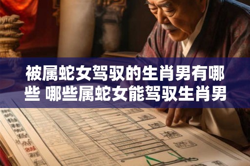 被属蛇女驾驭的生肖男有哪些 哪些属蛇女能驾驭生肖男 被属蛇女驾驭的生肖男有哪些 哪些属蛇女能驾驭生肖男