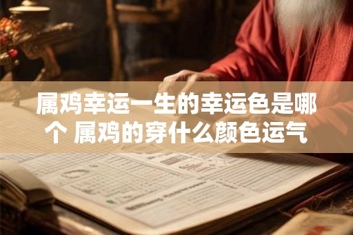 属鸡幸运一生的幸运色是哪个 属鸡的穿什么颜色运气最好