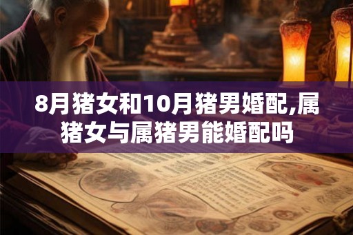8月猪女和10月猪男婚配,属猪女与属猪男能婚配吗