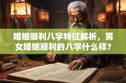 婚姻顺利八字特征解析,男女婚姻顺利的八字什么样? 婚姻顺利八字特征解析,男女婚姻顺利的八字什么样?
