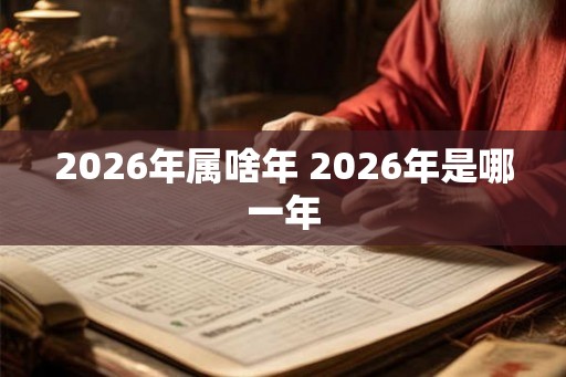 2026年属啥年 2026年是哪一年