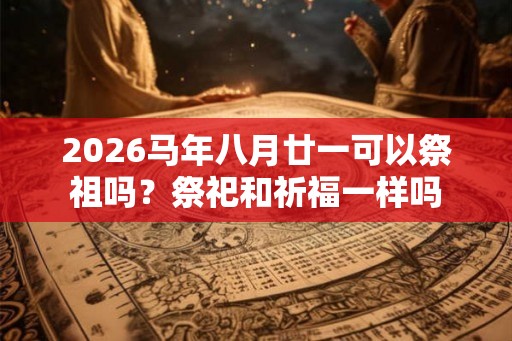 2026马年八月廿一可以祭祖吗？祭祀和祈福一样吗