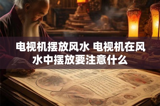 电视机摆放风水 电视机在风水中摆放要注意什么