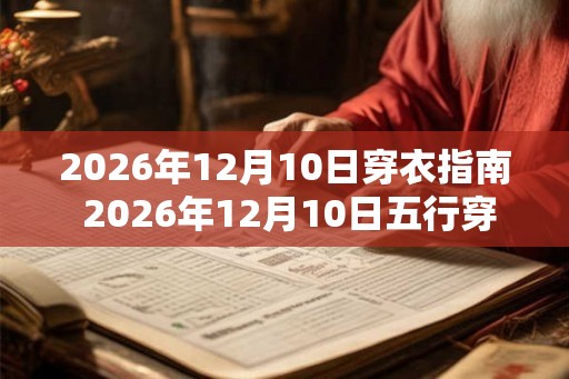 2026年12月10日穿衣指南 2026年12月10日五行穿衣