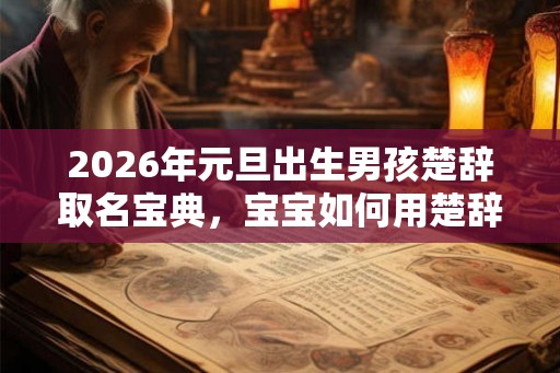 2026年元旦出生男孩楚辞取名宝典，宝宝如何用楚辞起名？