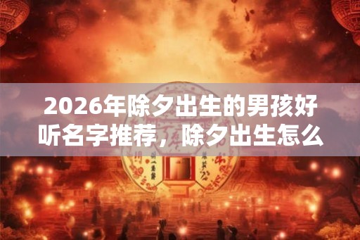 2026年除夕出生的男孩好听名字推荐，除夕出生怎么取名？