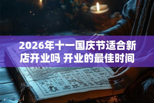 2026年十一国庆节适合新店开业吗 开业的最佳时间 2026年十一国庆节适合新店开业吗 开业的最佳时间