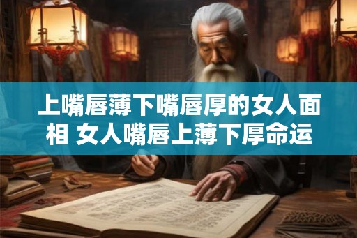 上嘴唇薄下嘴唇厚的女人面相 女人嘴唇上薄下厚命运